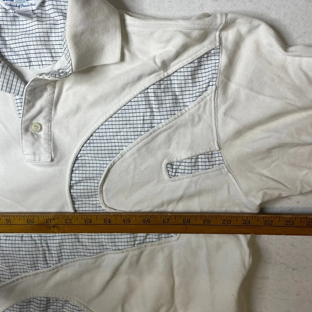 Ecko Unltd Mens White Graphic Polo Shirt Size‎ Medium G Logo Casual Short Sleeve - Picture 5 of 8